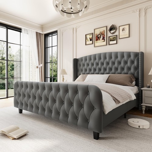 Tall queen king size bed - 51",
