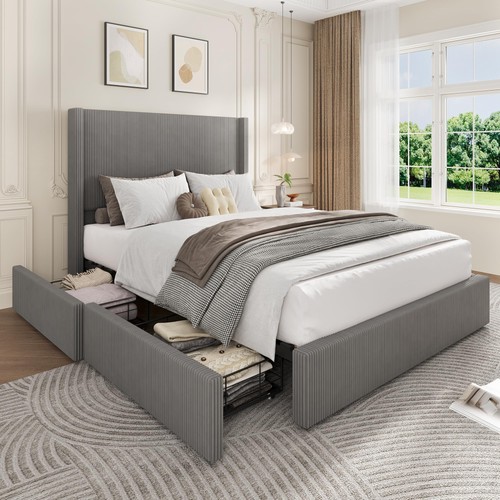 Queen king size upholstered - king,